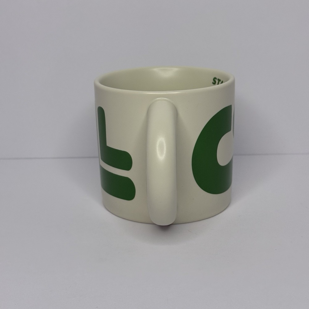 Starbucks Coffee For All Ceramic Coffee Mug Cup 12oz White Green 2025 - Picture 4 of 6